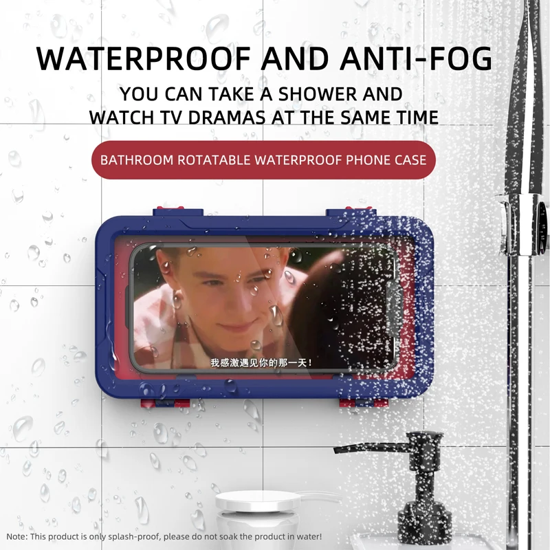 transparent touch screen case for iphone samsung xiaomi oppo vivo smart cell phone holder ip68 waterproof full protective cover free global shipping