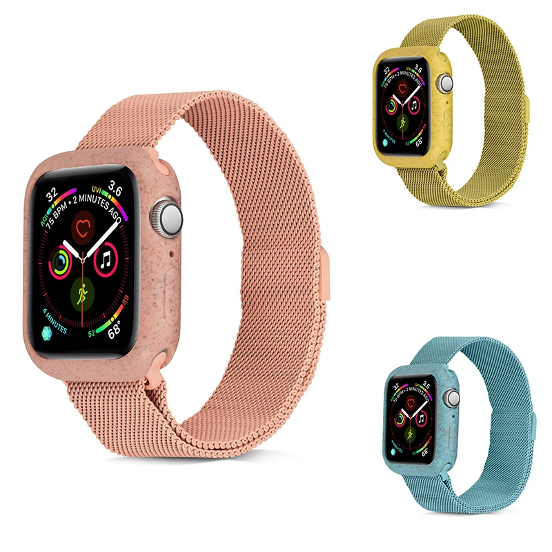 6 цветов конфетный чехол из ТПУ для Apple Watch Series 5 4 3 2 1 цветной защитный iWatch ультра