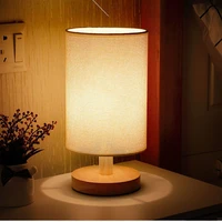 usb power modern nordic wood table lamp rattan night light for study bedroom gift wooden bedside kids room home desk decoration