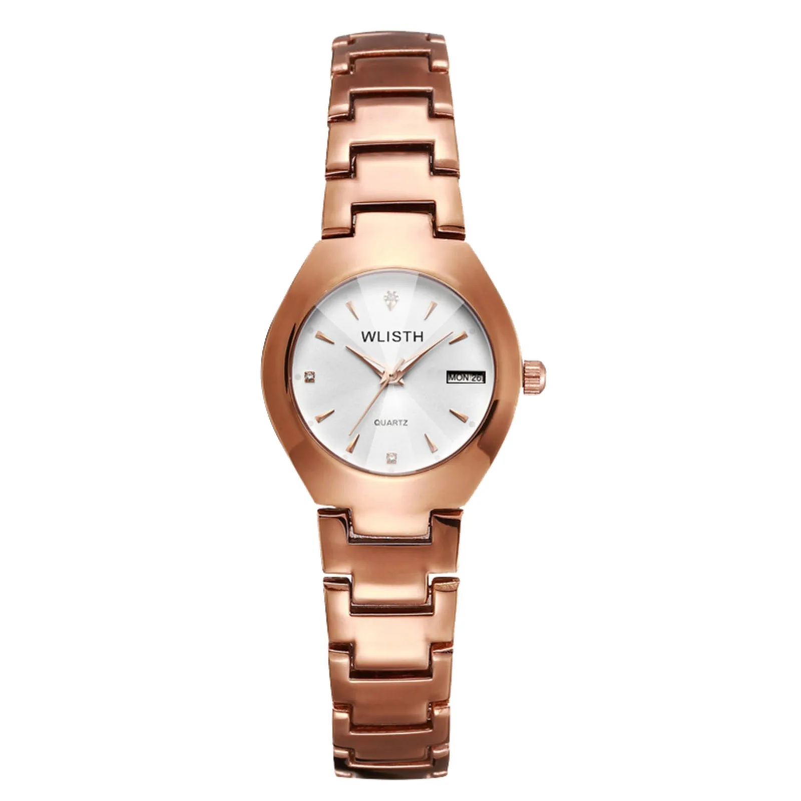 

Couple Watch 2021 Newest 2pcs Tanabata Watch Valentine's Day Couples Wristwatch Waterproof Quartz Men And Women Steel Band