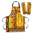 Фартук для кухни с геометрическим рисунком для женщин и мужчин