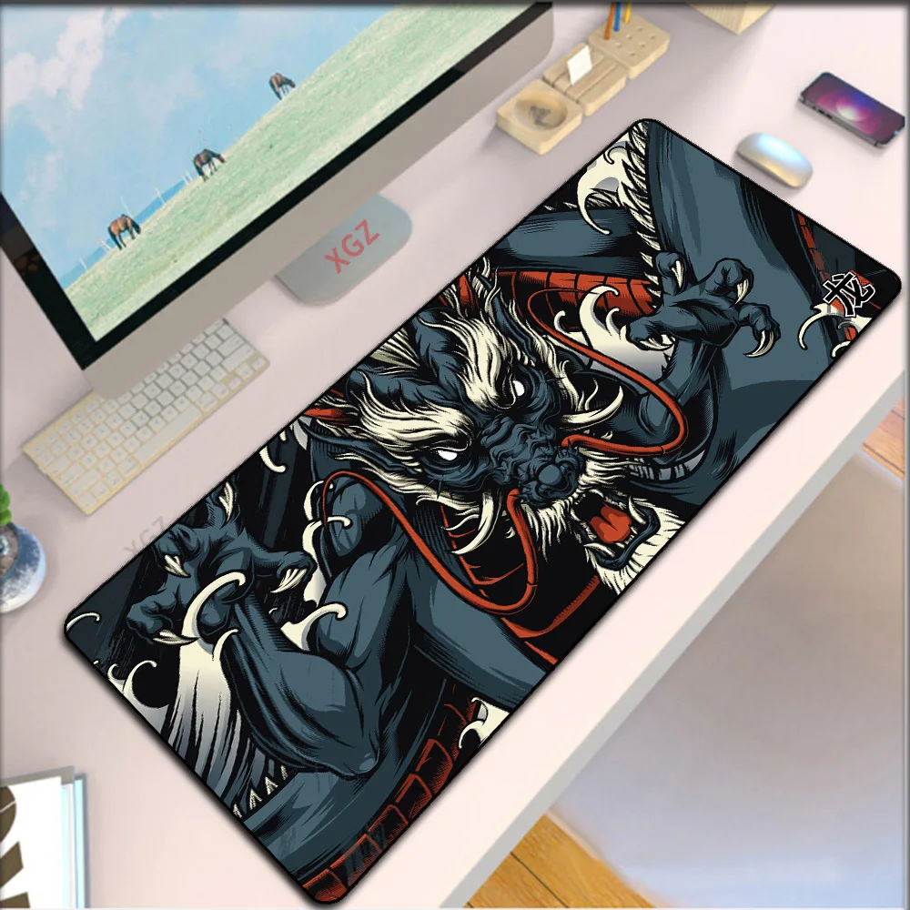 

Fashion Dragon Gaming Mouse Pad Laptop Large Mouse Pad Desktop Non-slip Keyboard Gamer Mouse Pad Gaming Accessories Gaming Desk