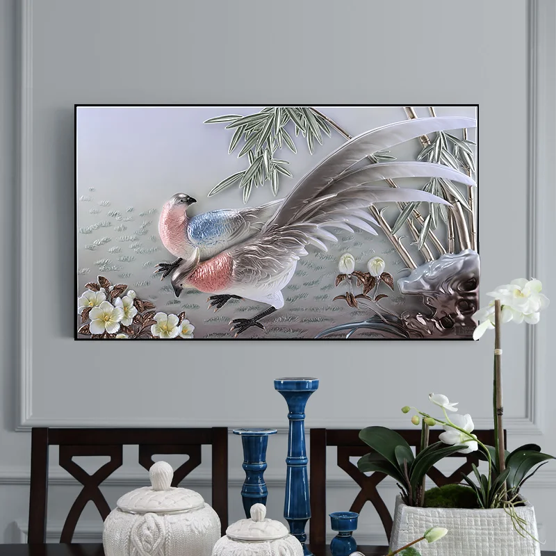 Ресторан украшения живопись современный минималистский 3D стерео Экранирование