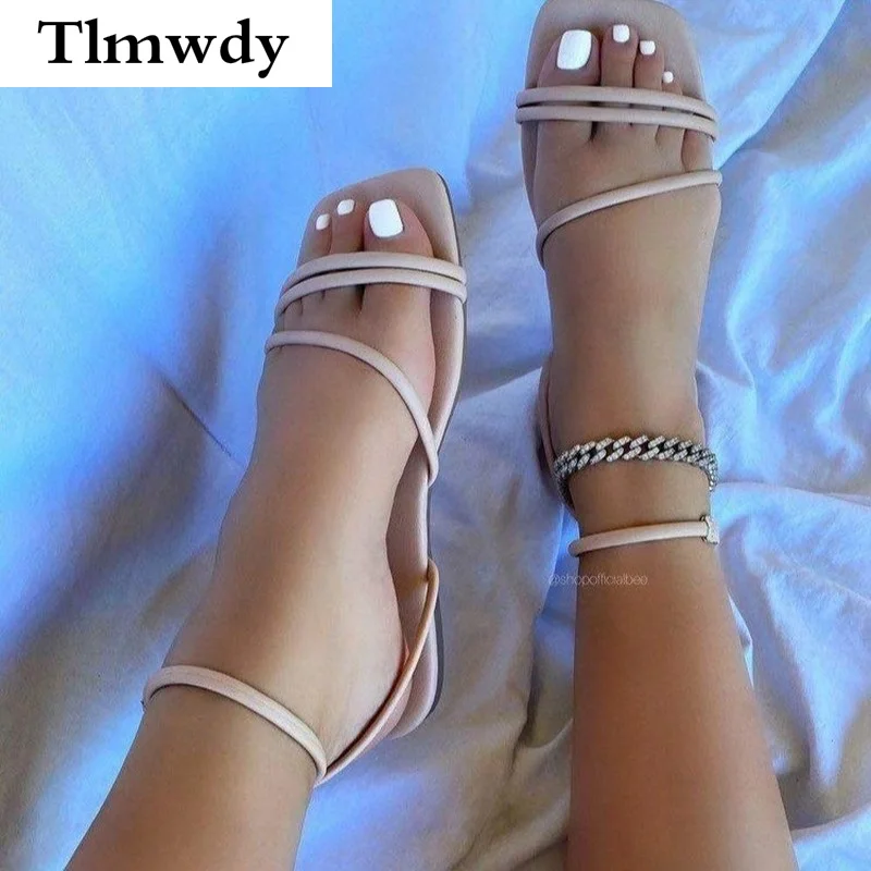 

2021 New Fashion Women's Shoes Summer Sandals Open Toe Snake Print Sexy Beach Shoes Women's Comfortable Plus Size Sandals 36- 44