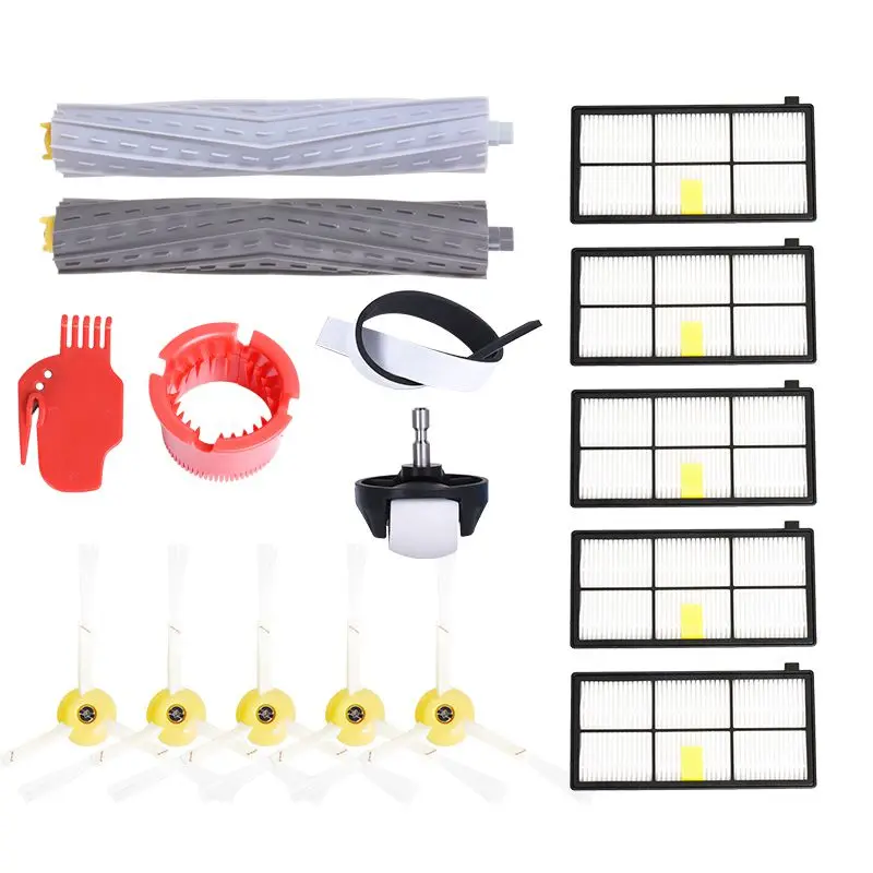 Extractor Filters Side Brush Sets for iRobot Roomba 800 900 Series 805 860 870 871 880 890 960 980 Vacuum Cleaner Spare Parts(se | Бытовая
