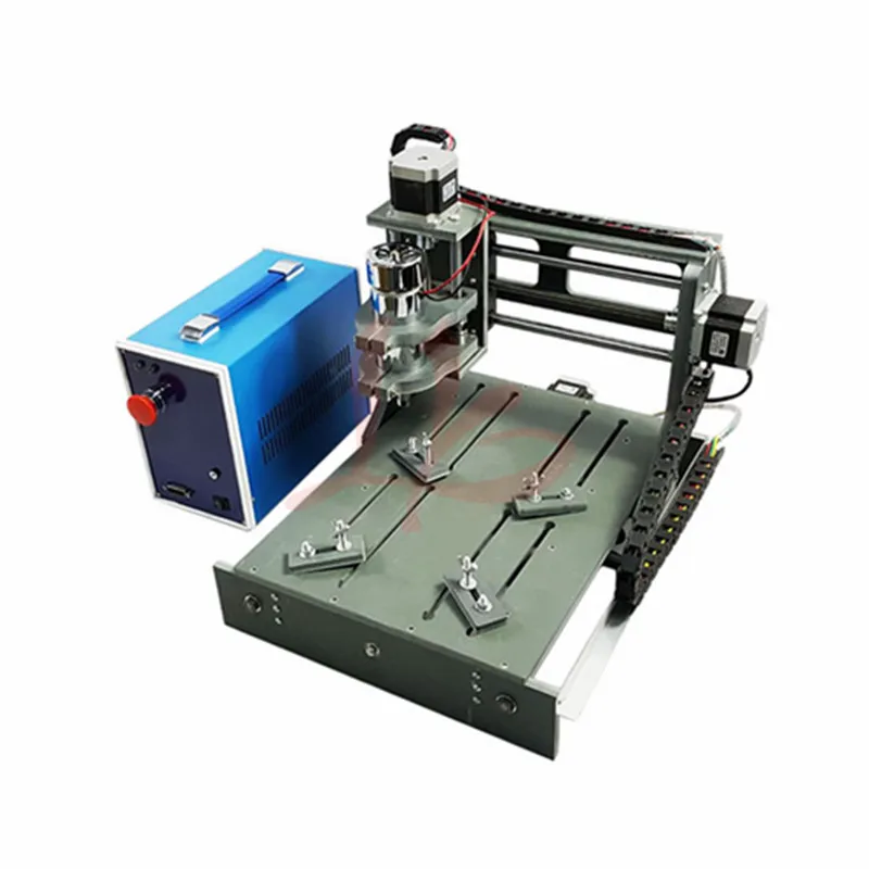 

3Axis DIY mini cnc milling Engraving machine 2030 2 in 1 300W spindle router