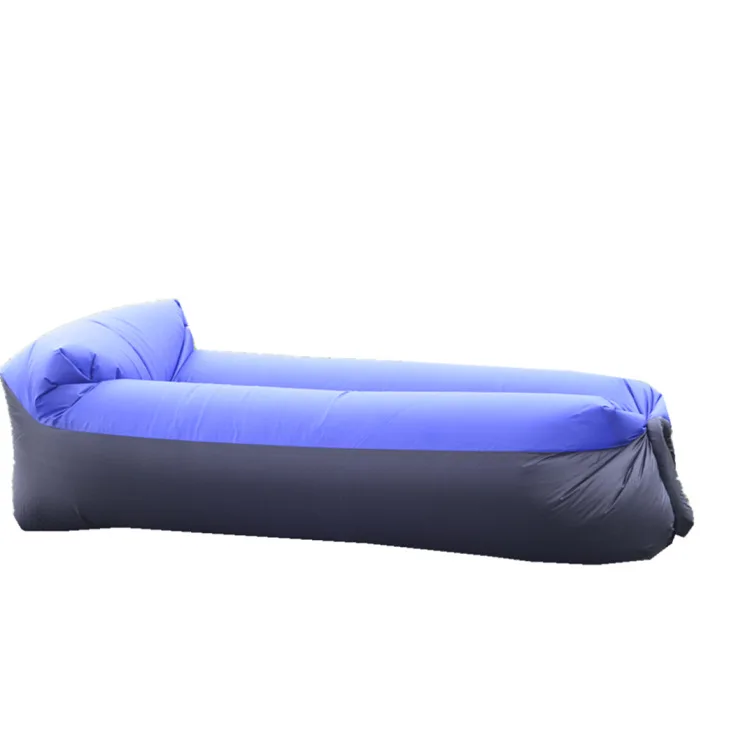 

Inflatable Sofa with Pillow Outdoor Fast Inflatable Picnic Lazy People Air Bed Picnic Beach Camping Mat 240*70cm