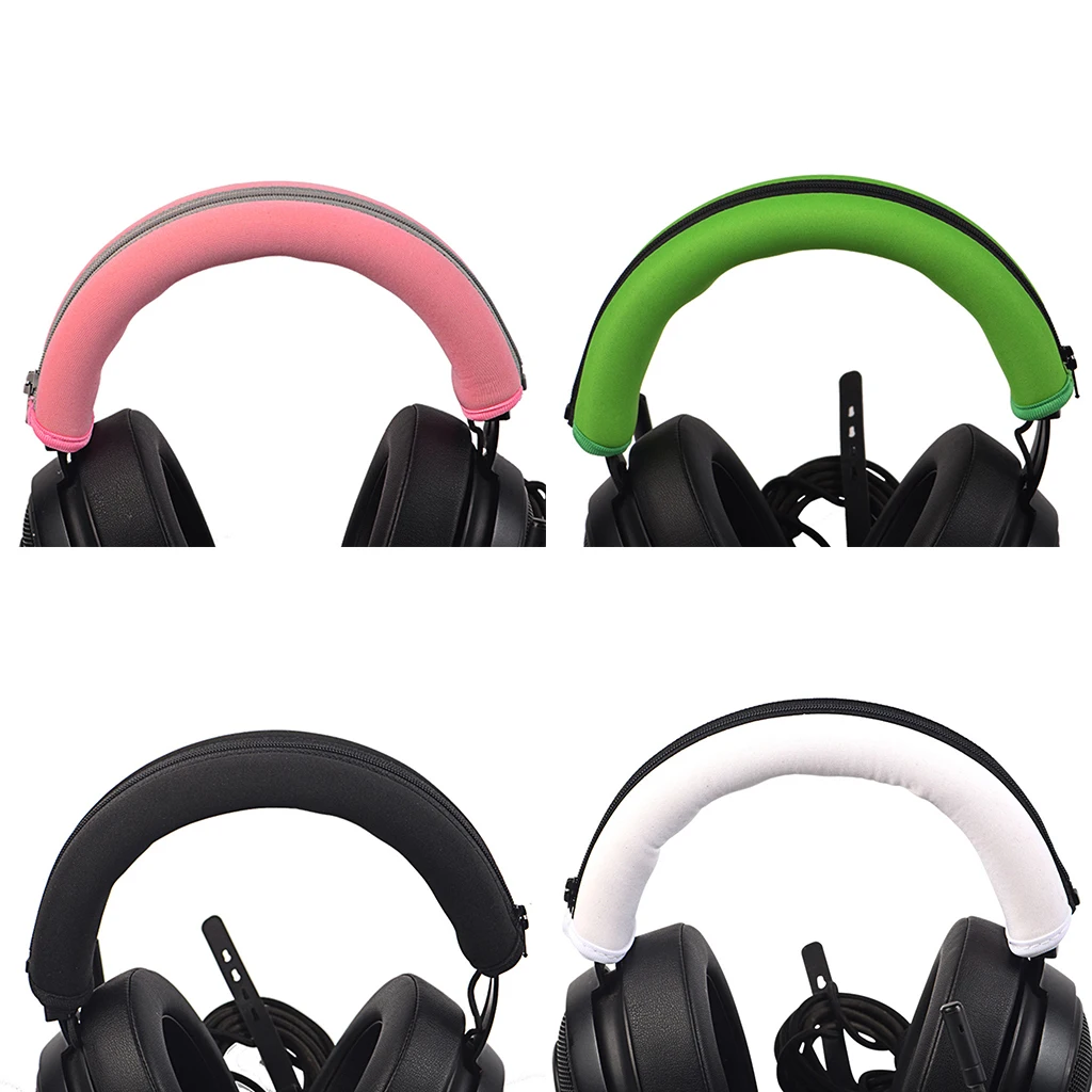 

High Quality Headphones Headband Cushion Pads Bumper Cover Zipper Replacement for Razer Kraken PRO 7.1 V2 Headset