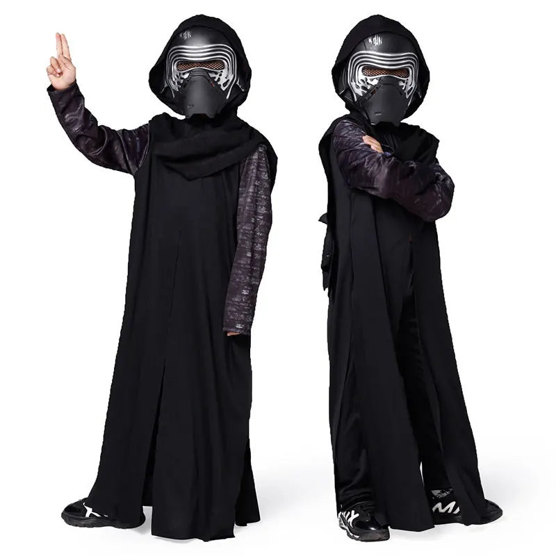 Детская одежда для мальчиков футболка с принтом Дарта Вейдера Косплэй костюм на