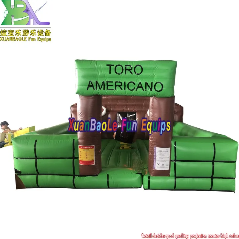 Надувные механические игры Rodeo Bull для спорта на открытом воздухе|Спортивные игры|