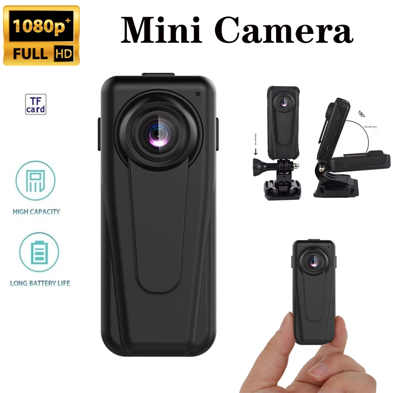 

Camera All-in-One 1080p HD Portable Classroom Meeting Security Video Recorder DVR Mini Sports Wide Angle Camera