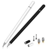 universal 2 in 1 fiber stylus pen c pencil for apple ipad xiaomi capacitive touch pens for all capacitive screens tablet