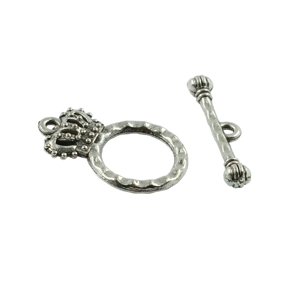 Застежка-корона для браслетов бусины-короны 30 комплектов | Украшения и