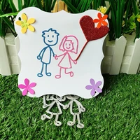 new valentine%e2%80%99s couple balloons metal cutting die mould scrapbook decoration embossed photo album decoration card making diy