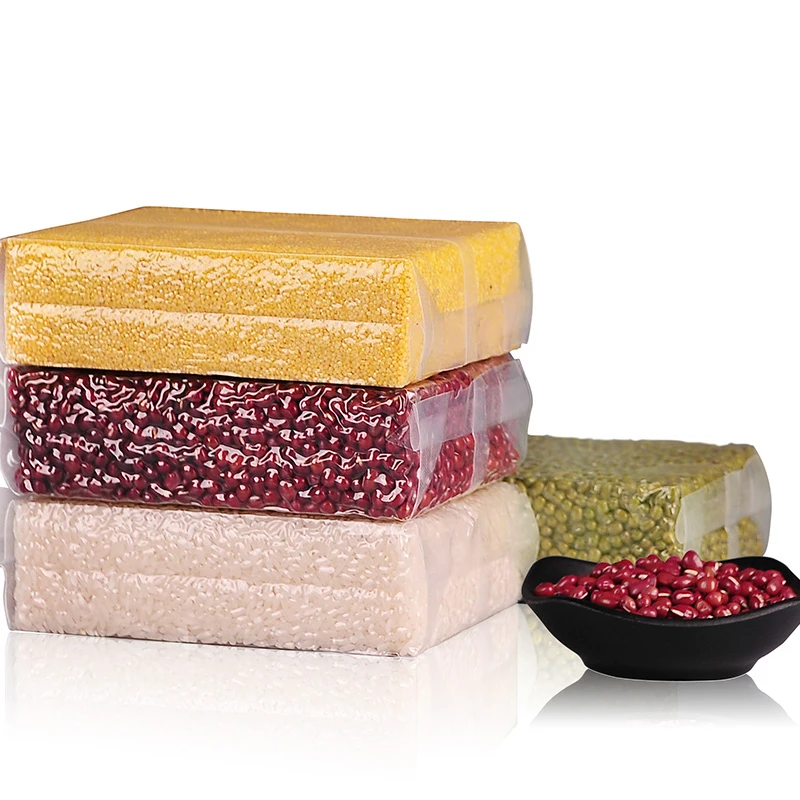 Вакуумный упаковщик пластиковый пакет для хранения риса пакеты горячего