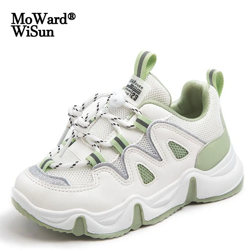 

Size 26-37 Children Casual Sneakers For Kids Girls Baby Breathable Sneakers Girls Anti-slippery Shoes Soft Bottom Toddler Shoes