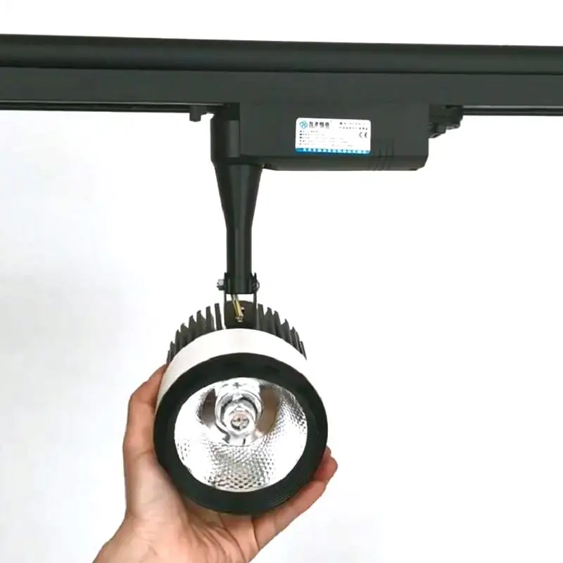 Монолитный блок светодиодов 20 Вт 30 Трековый светильник алюминиевый потолочный