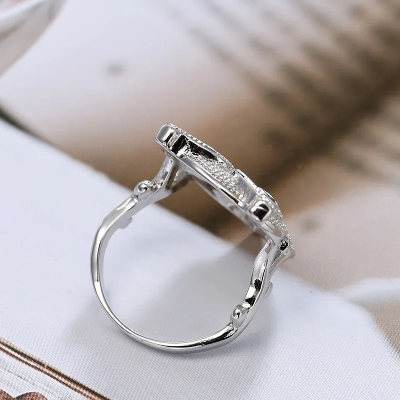 Женское кольцо на палец в стиле панк из стерлингового серебра 925 пробы с липкой