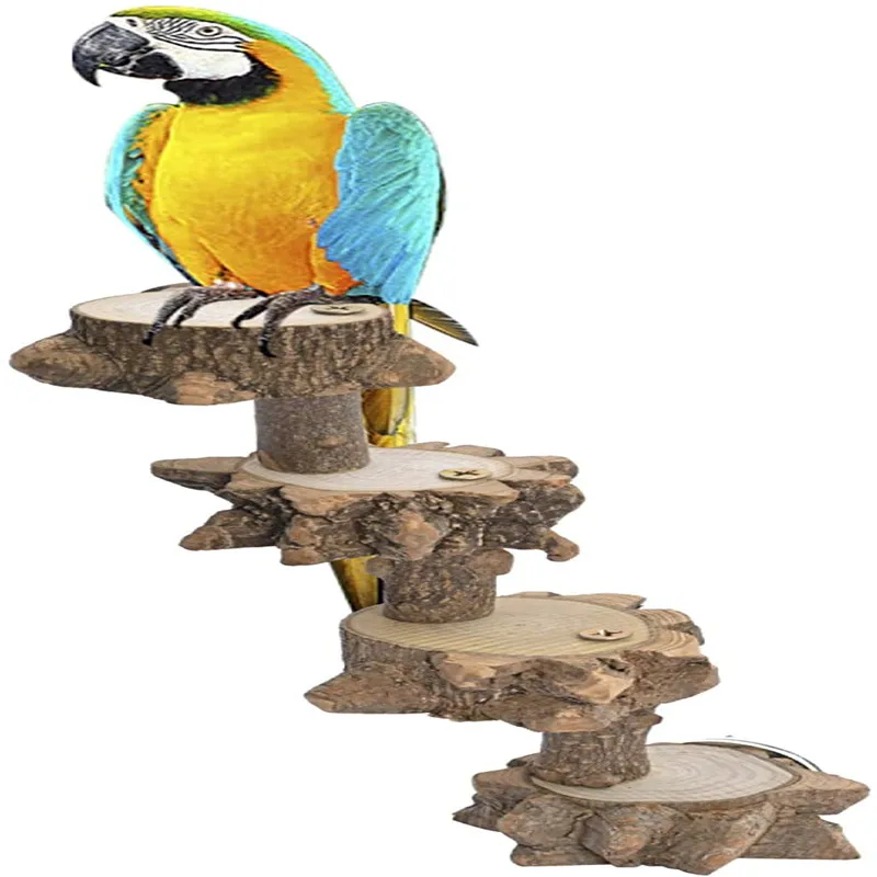 Игрушки для активного отдыха стоячие игрушки птиц натуральные деревянные качели