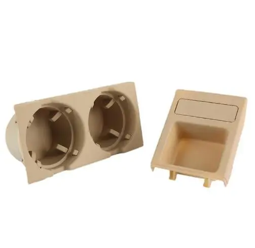 Автомобиль с двойным отверстием Передняя центральная консоль контейнер для