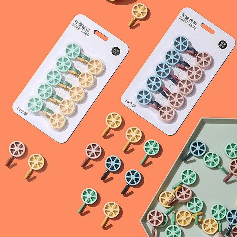 

10pcs/set Refrigerator Hook Bathroom Door Hook Wall Hook Kitchen Accessories