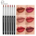 Матовый карандаш для губ, 6 цветовнабор, идеальная форма для макияжа губ, матовая помада, ручка для макияжа губ, косметика, бальзам для губ