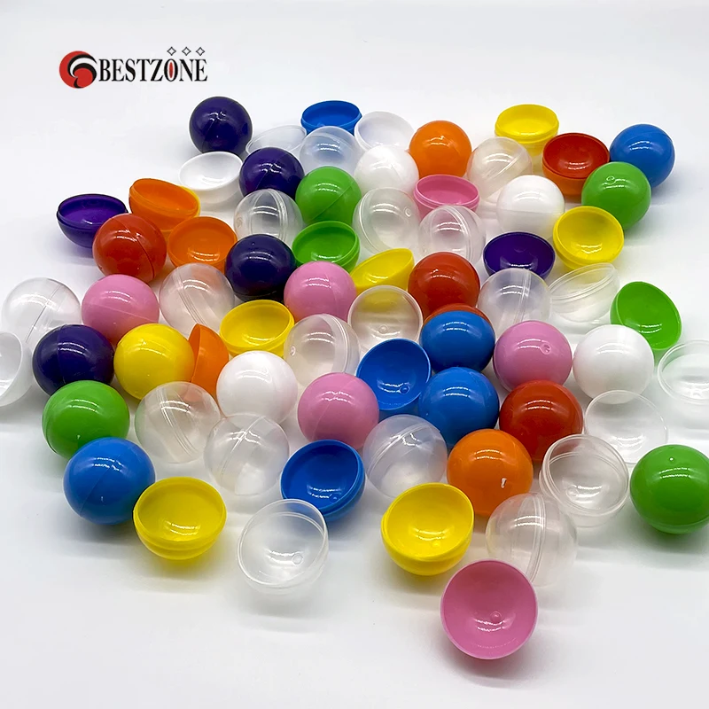 100 шт. пластиковые разноцветные капсулы для яиц 1 5 дюйма 38 мм