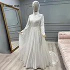 Bbonlinedress Caftan вечернее платье с вышивкой аппликации длинное вечернее платье с длинным рукавом марокканское мусульманское платье для вечевечерние НКИ