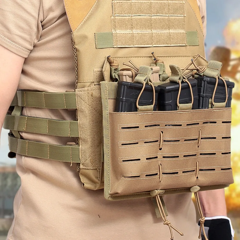 Охотничьи аксессуары 1000D MOLLE Bullet Clip сумка Лазерная Тройная Пейнтбольная