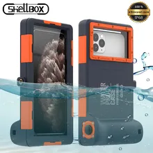 Professional Diving Case For iPhone 12 11 Pro Max XR XS Max Case 15 Meters Waterproof Depth Cover For iPhone 7 8 Plus Coque Case