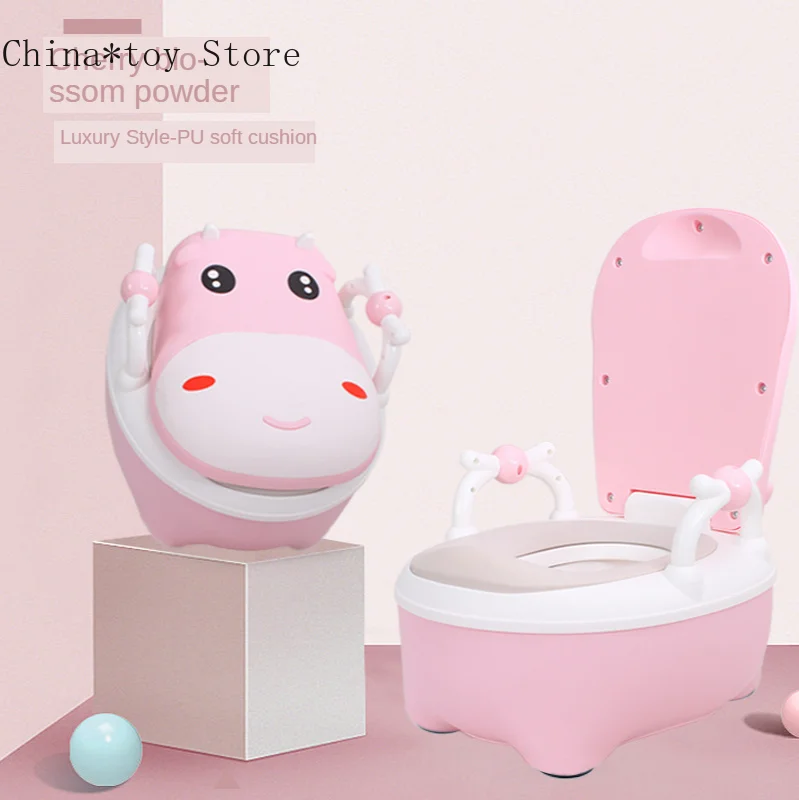 Extra Large Cartoon Children Toilet Toilet Baby Potty Portable Baby Toilet Cows  Potty Training Seat  Toilet Boal Travel Potty
