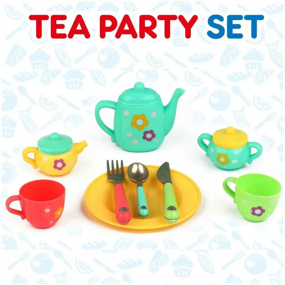 

Children Afternoon Teapot Teacup Tea Set Simulation Kitchen Toys Role Play Props Tea Dessert Set Toys For Girls Birthday Gifts