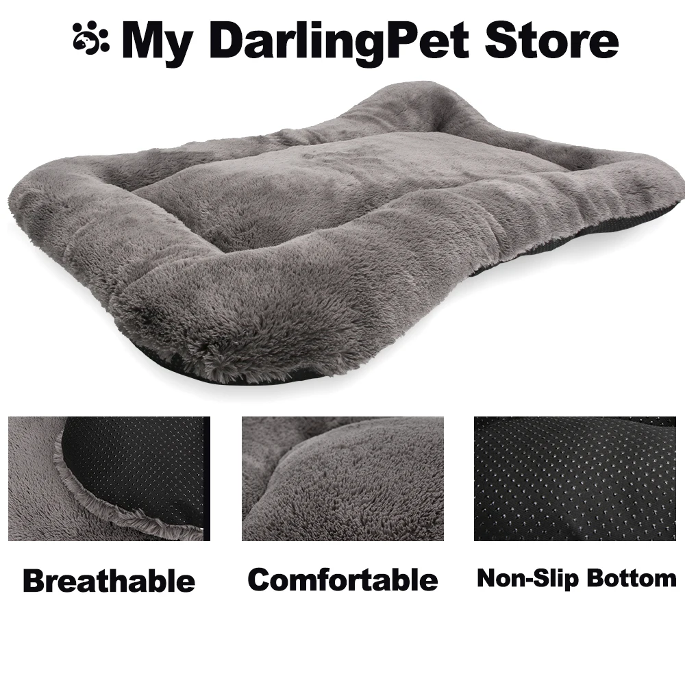 Кровать для домашних питомцев кровать больших и средних собак пушистая удобный