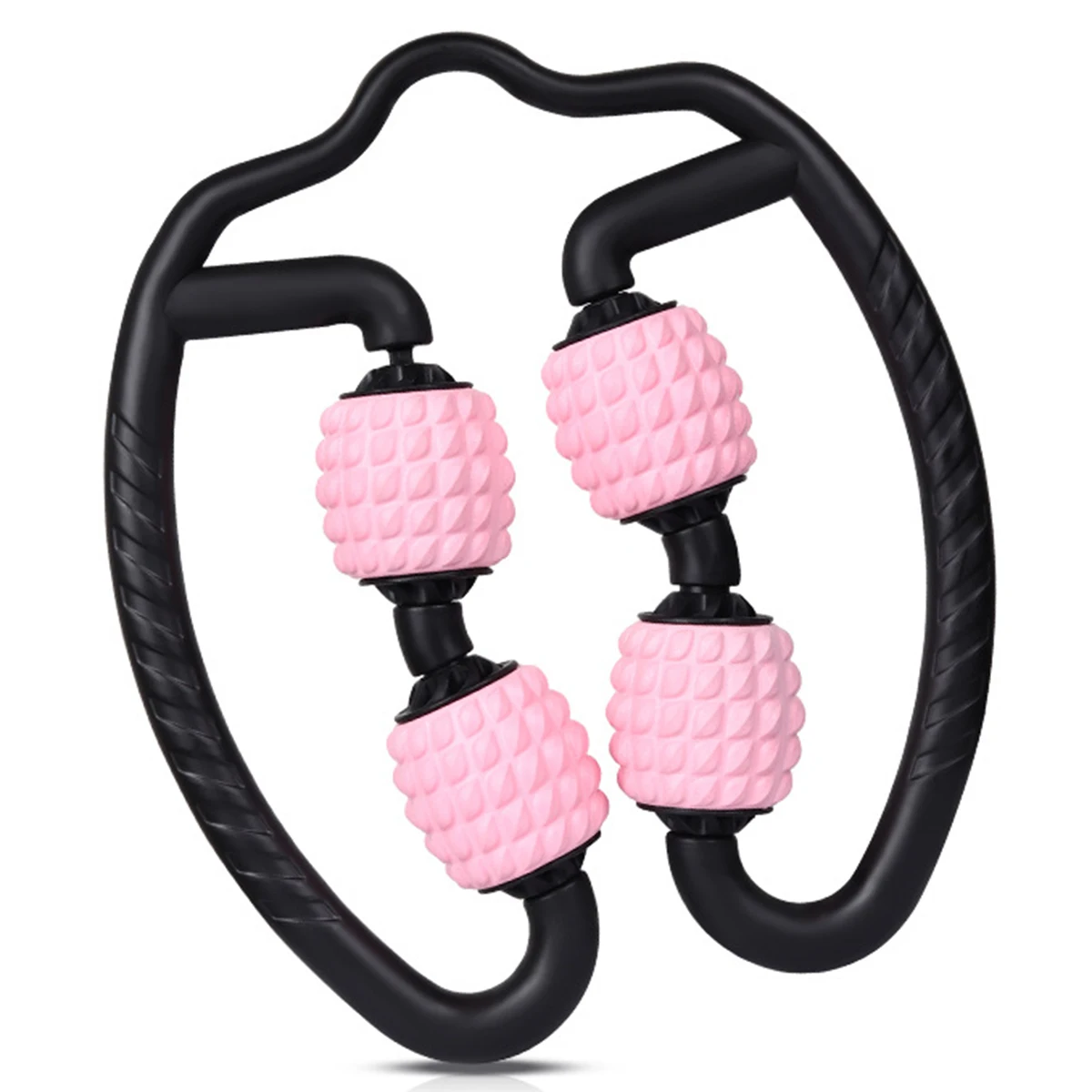 

Leg Clamp Muscle Massager 4 Wheels Roller Massager for Legs Arms Neck Waist