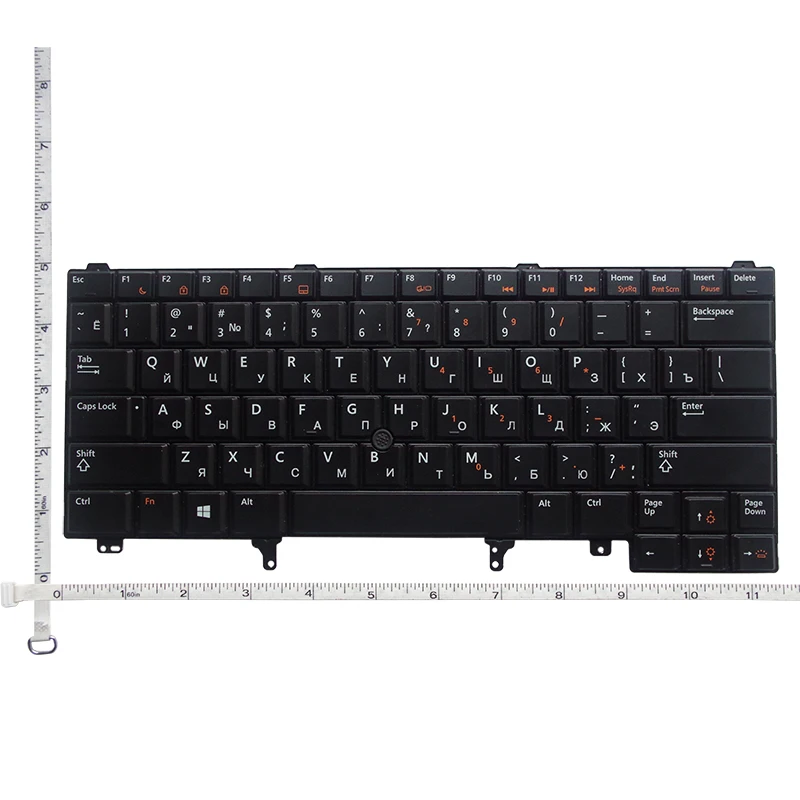 Русская клавиатура для ноутбука DELL E6420 E5420 E5430 E6220 E6320 E6330 E6430 RU с подсветкой