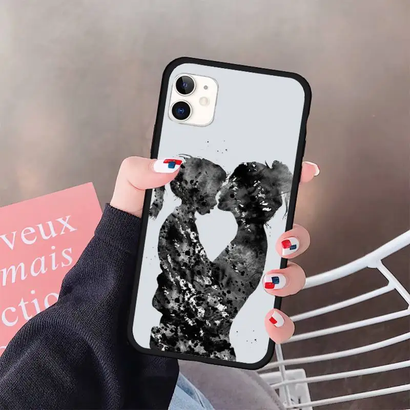 

Fashion mama of girl boy mom baby Phone Case for iPhone 11 12 pro XS MAX 8 7 6 6S Plus X 5S SE 2020 XR