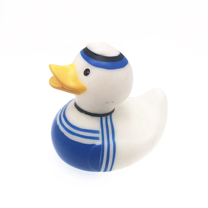 10 см детская игрушка для ванны синяя белая утка моряк стиль детский душ игры