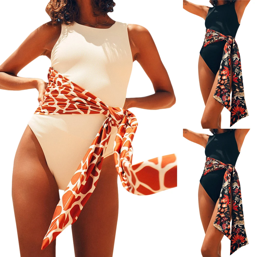 

2021 New One Piece Swimsuit Women Bandge Monokini Female Sexy Push Up Swimwear Bathing Suit Summer Beachwear Swimming Suit