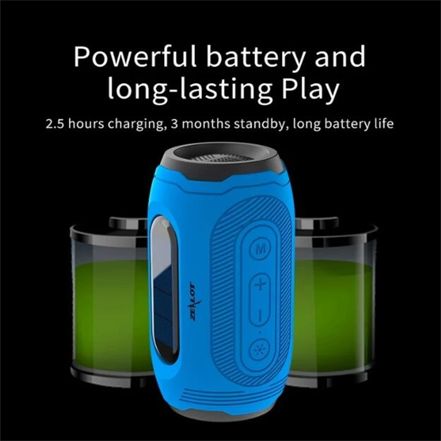 

Bicycle Speaker Bluetooth Aux Outdoor Speakers Waterproof Solar Usb Hifi Boombox With Led Light Music Box Soundbar Loudspeaker