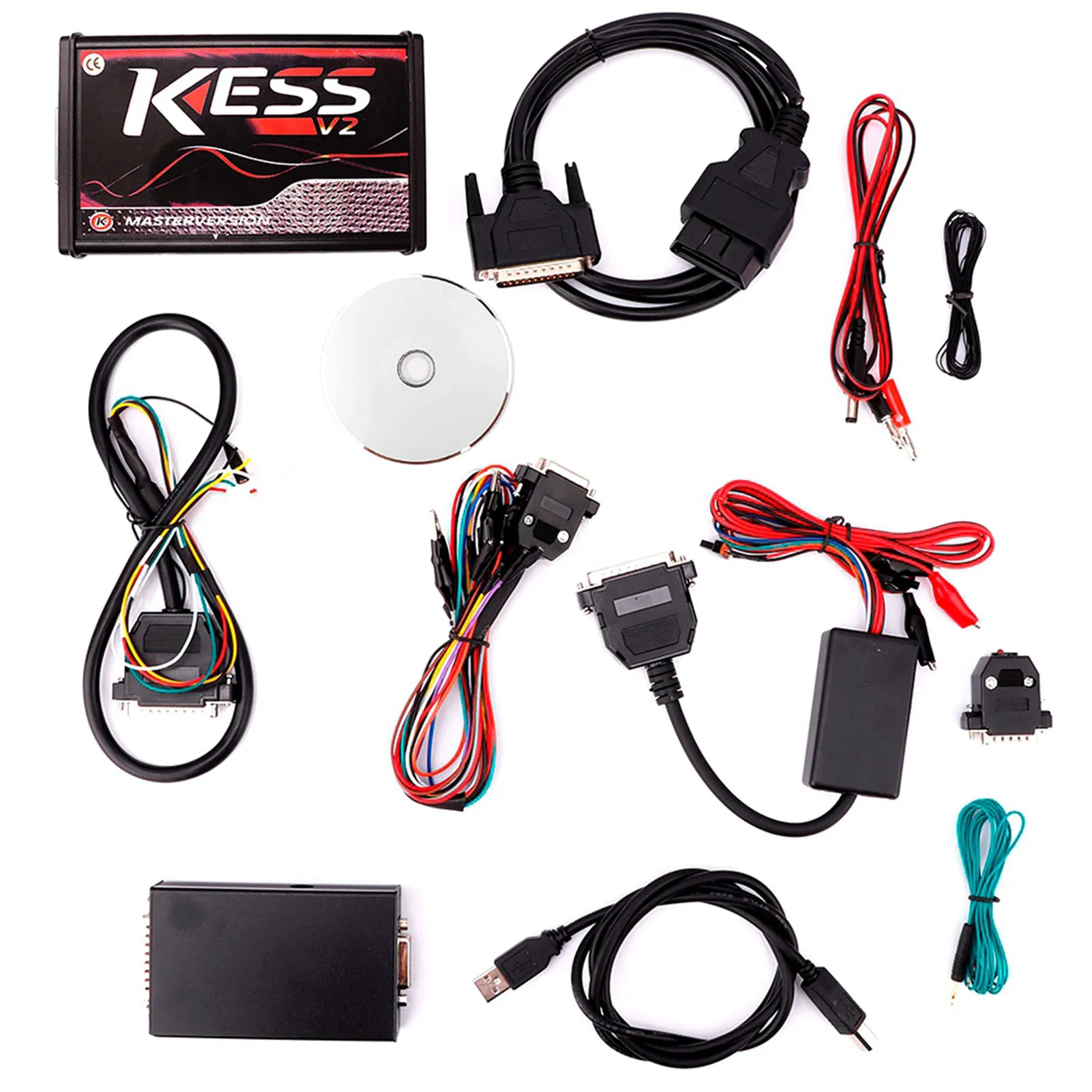 Инструмент программирования KESS V2 V5.017 ECU OBD2 неограниченный жетон инструмент для