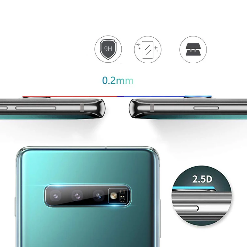 Защита объектива камеры для Samsung Note 10 + 9 8 S10e S10 S9 S8 Plus закаленное стекло экрана Galaxy