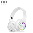 Профессиональная накладная Проводная гарнитура с микрофоном, игровые наушники со светодиодной подсветкой для компьютера, PS4, регулируемые басы, стерео, подарки для ПК, 1 шт.