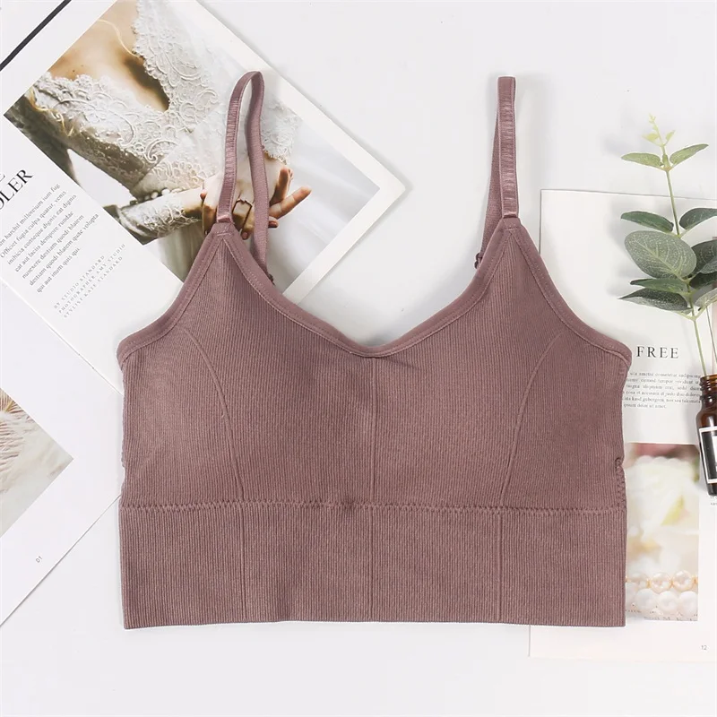 Sexy Women Bras Tops Tube Chest Wrap Bandeau Tops Women Wireless Bras for Women Lingerie bralette Push Up Underwear B0158
