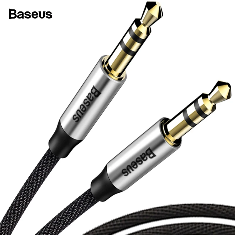 Aux кабель Baseus для наушников автомобильный аудиокабель с разъемом 3 5 мм iPhone 6 Xiaomi