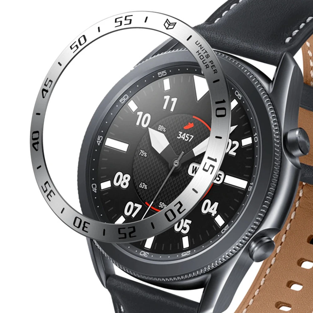 

galaxy watch 3 Bezel Ring 45mm 41mm for samsung galaxy watch 41mm 45mm Bezel loop stainless steel Cover bumper Anti Scratch