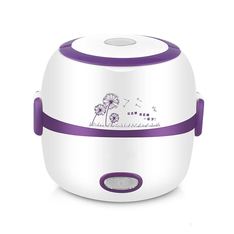 Мини рисоварка теплоизоляция электро ланч бокс 2 слоя портативный Пароварка