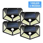 Уличный светодиодный Солнечный фонарь с датчиком движения, водонепроницаемый солнечный светильник, садовый декоративный уличный фонарь, настенный светильник на солнечной батарее