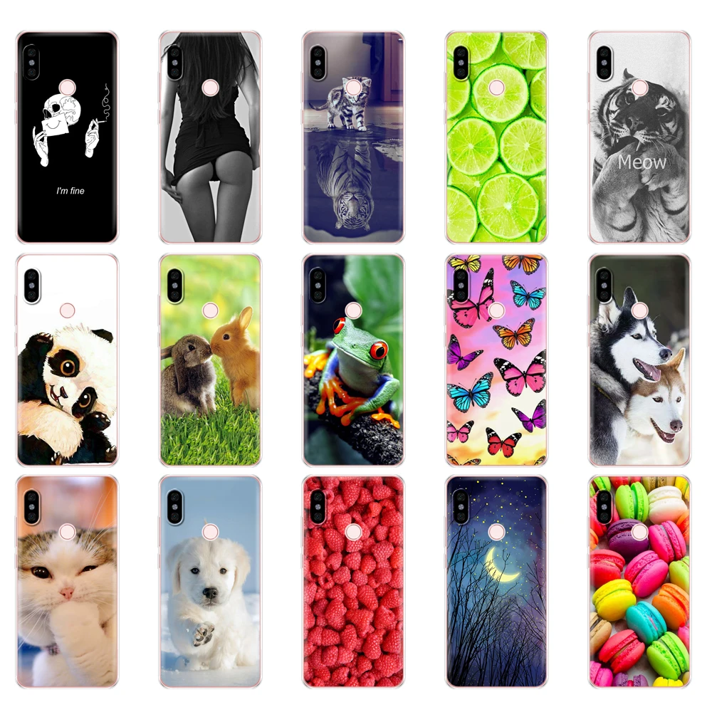 silicon case For xiaomi Redmi Note 5 global version Case soft tpu Cover Cases For redmi note 5 pro shell
