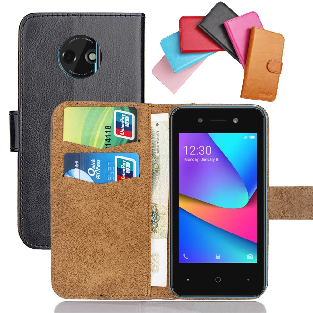 

Кожаный чехол для Itel A14 Plus, Модный Роскошный многофункциональный чехол 6 цветов, 4 дюйма, чехол для A14 Plus Itel, чехол для телефона с отделениями д...