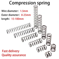 spiral spring%ef%bc%8c compression spring high quality spring steel wire diameter 1 5mm outside diameter 8 25mm length 15mm 100mm